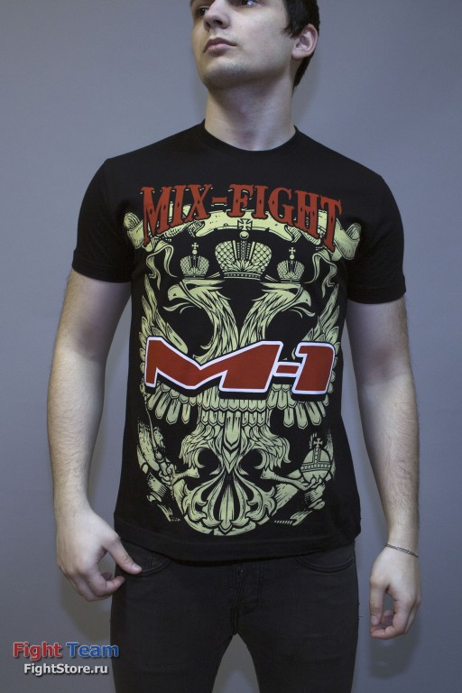 Футболка ММА Двуглавый Орел М-1 черная | FightStore.ru - интернет